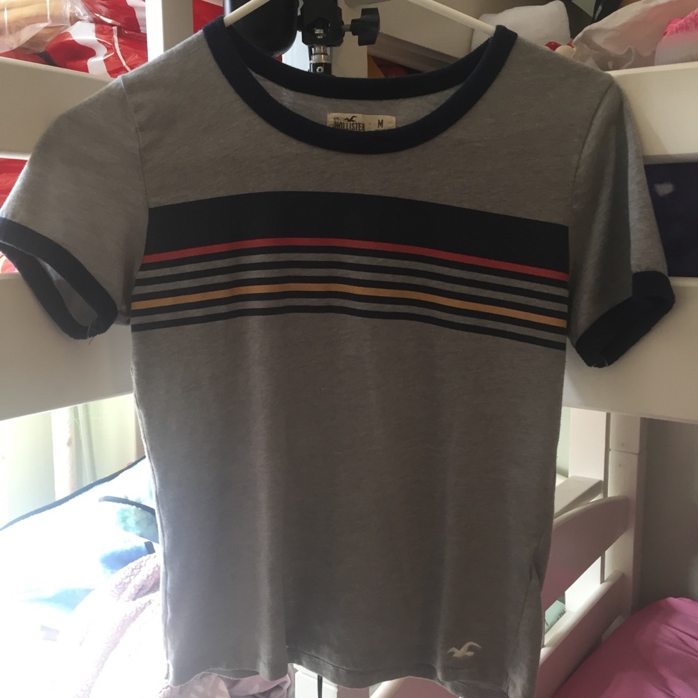Hollister stripe t-shirt